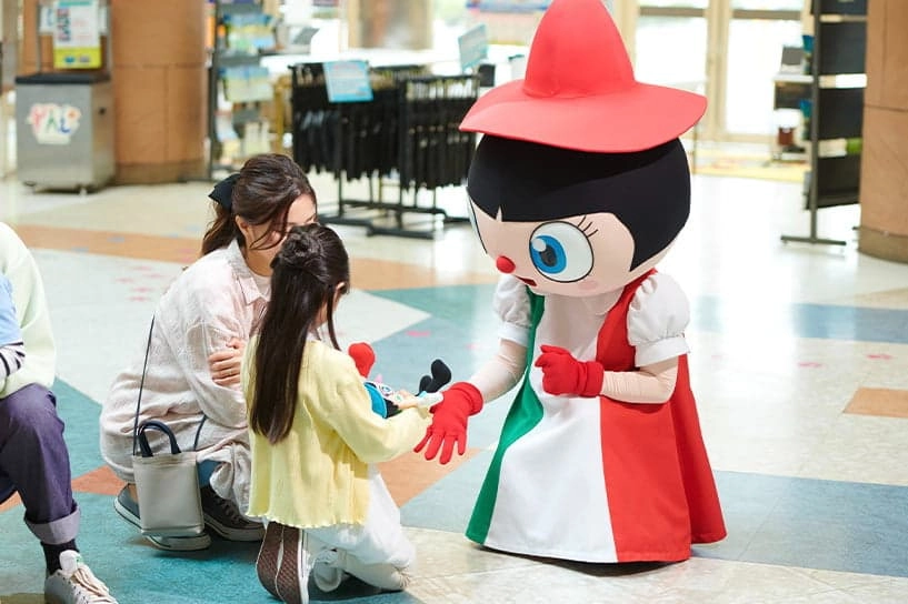 センターハウス1階で記念撮影！